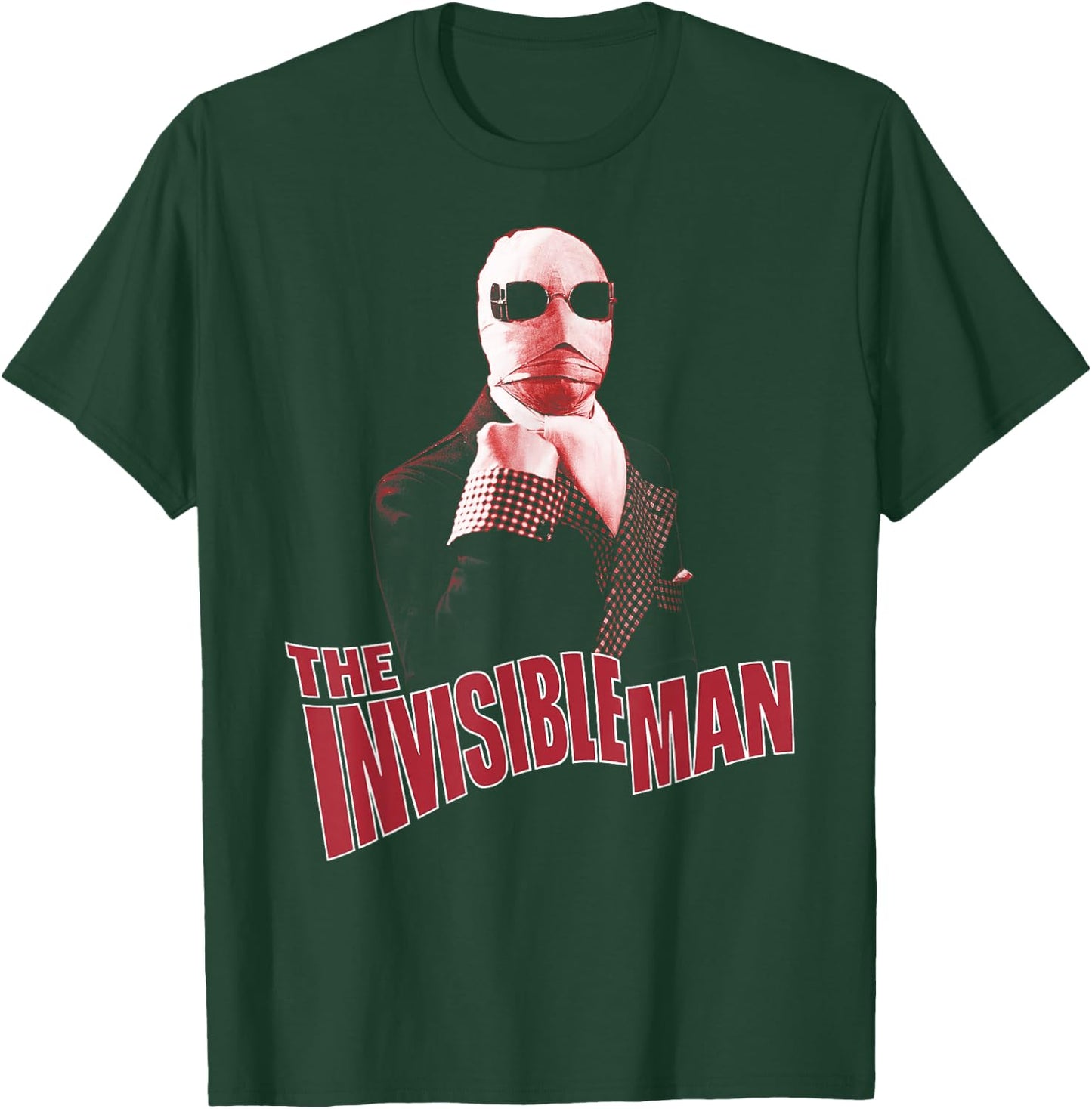 Universal Monsters The Invisible Man Red Hue T-Shirt - T-Shirt | Forest