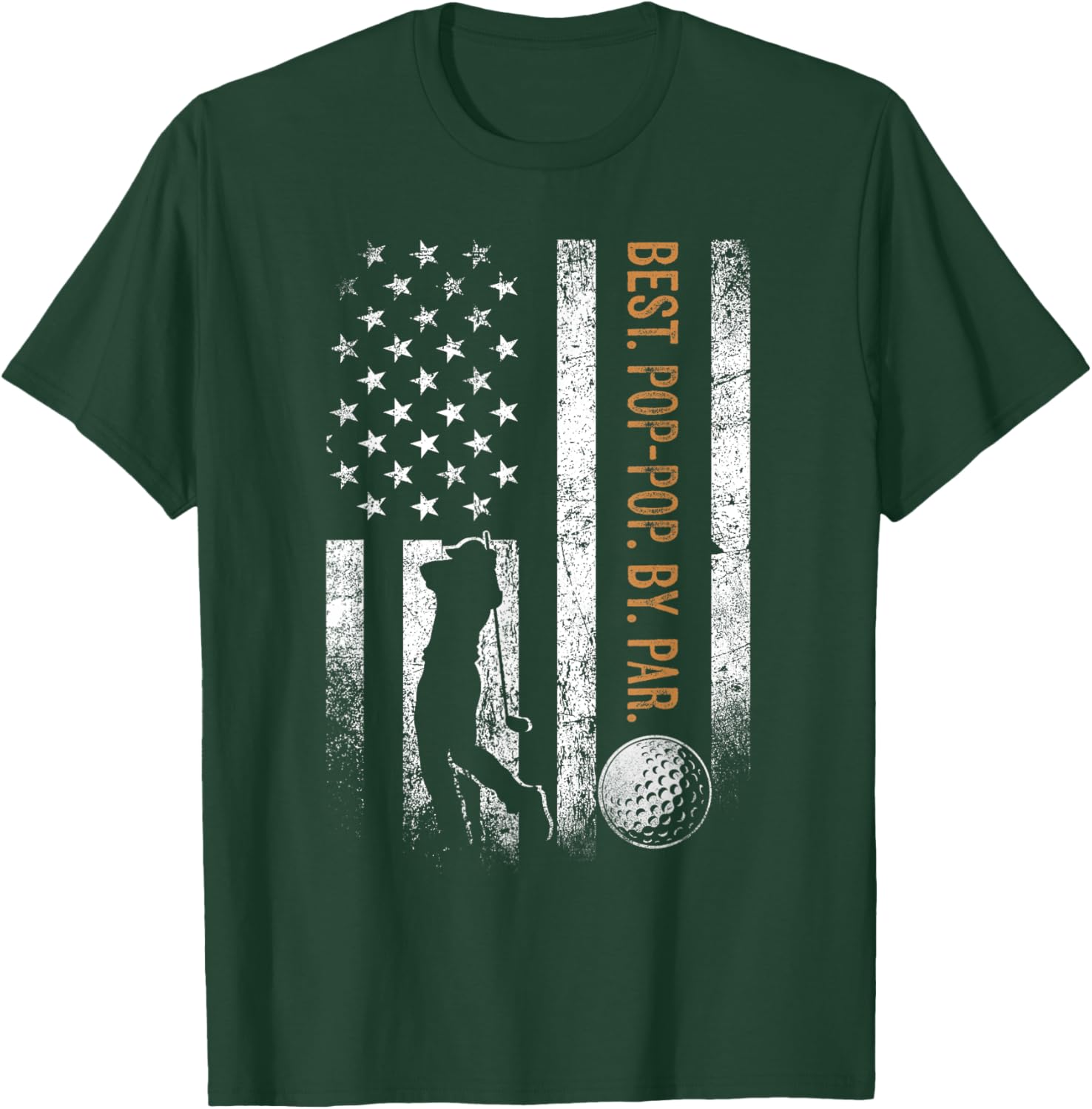 Best Pop-Pop By Par Golfing Gifts Pop-Pop Father's Day Golf T-Shirt - T-Shirt | Forest