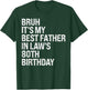 Bruh It's My Father-In-Law's 80th Birthday King OMG Crown T-Shirt - T-Shirt | Forest