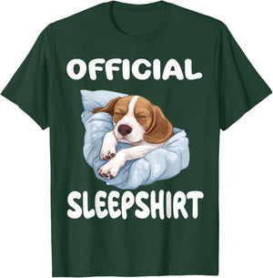 Beagle Dog Official Sleepshirt Pajamas Nightgown Men Women Kids T-Shirt - T-Shirt | Forest