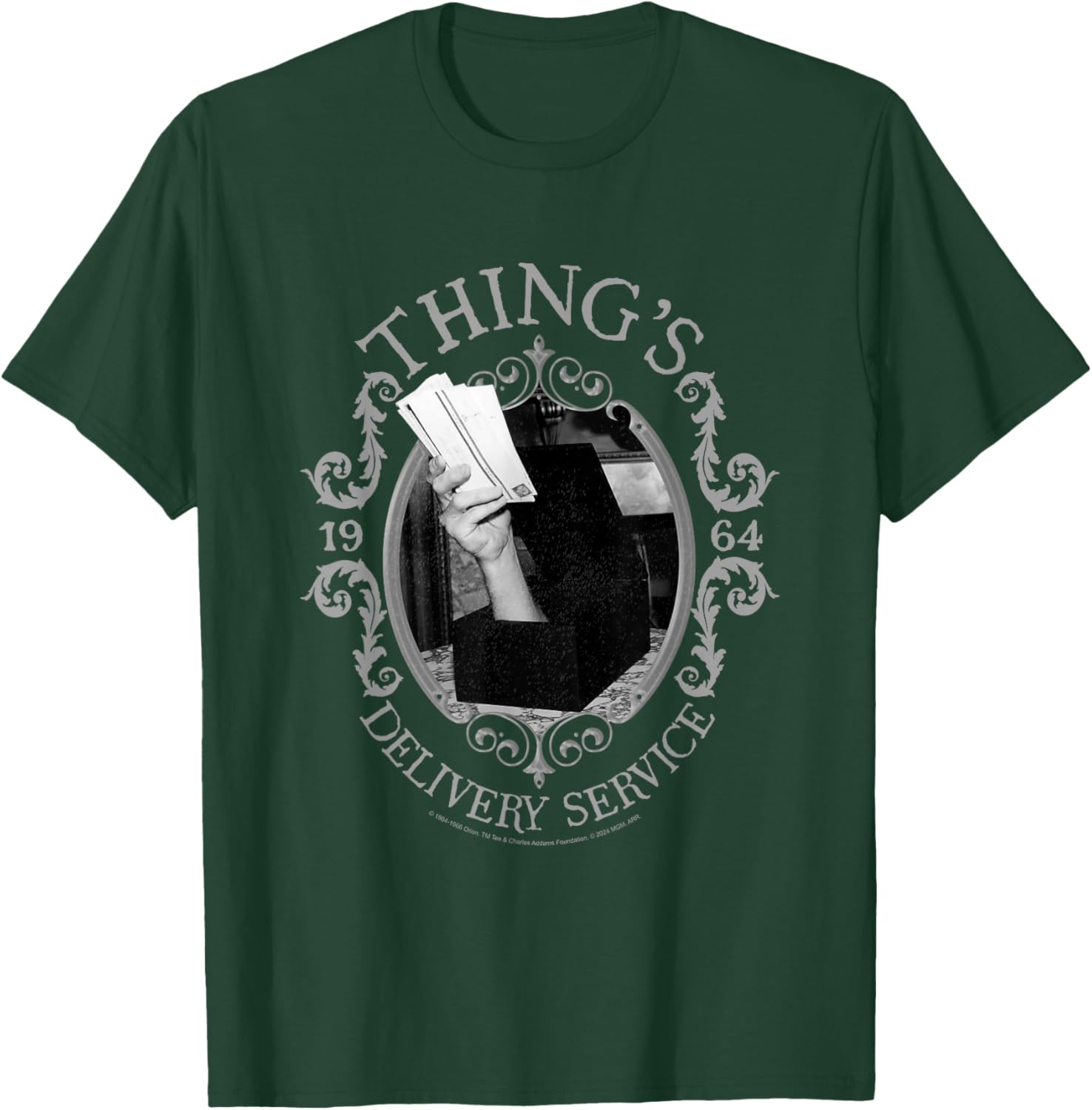 The Addams Family Thing's Delivery Service 1964 Nouveaux T-Shirt - T-Shirt | Forest