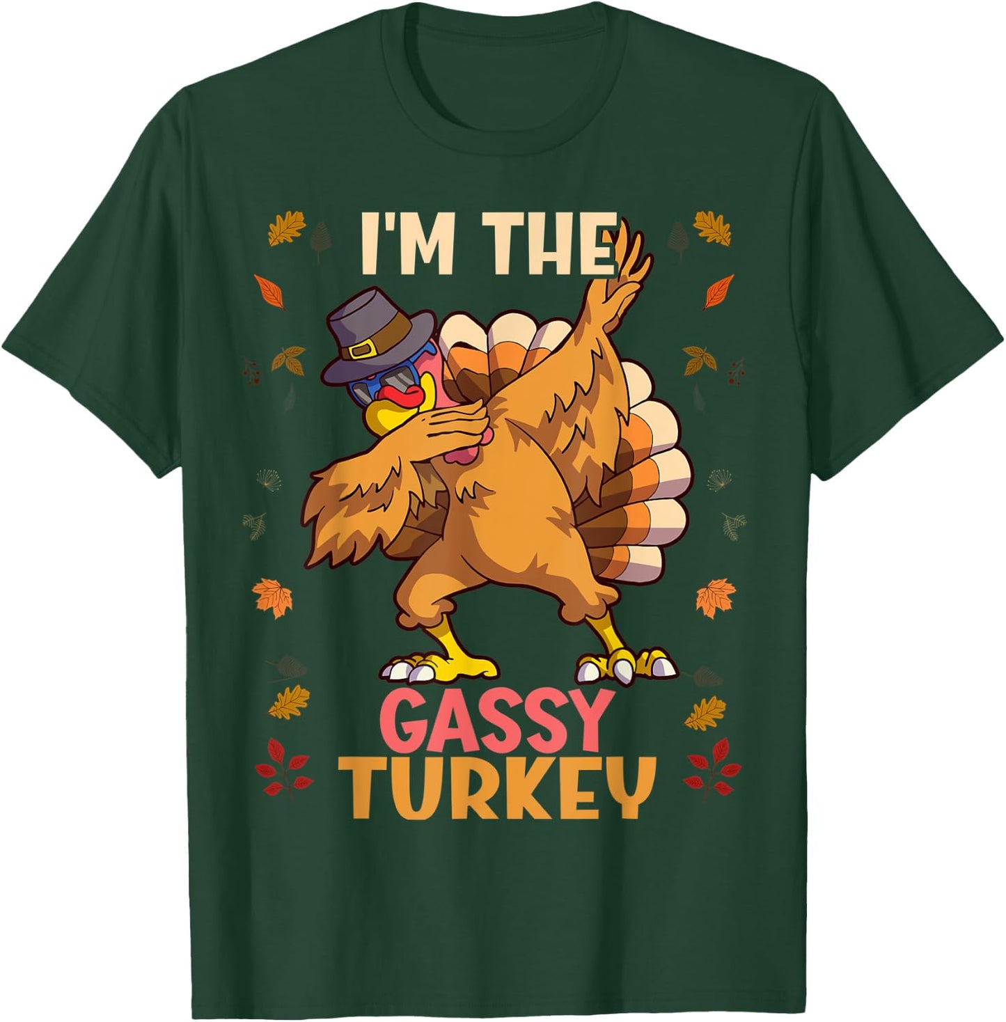 Thanksgiving Family Matching I'm The Gassy Turkey Funny T-Shirt - T-Shirt | Forest