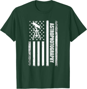 astrophotography American Flag, astrophotography Kids Men T-Shirt - T-Shirt | Forest