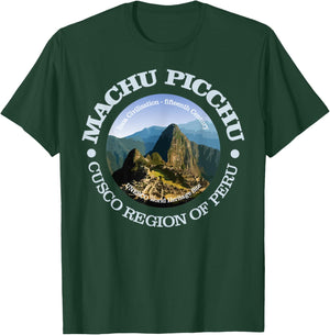 Machu Picchu Funny Macchu Picchu, Peru Mountains Hiking T-Shirt - T-Shirt | Forest