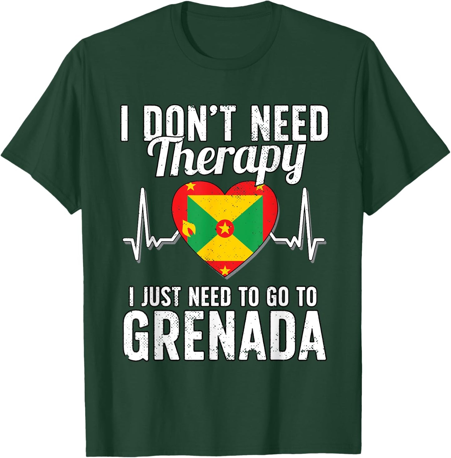 Grenada Flag I Grenada Flag I Vacation Grenada T-Shirt - T-Shirt | Forest