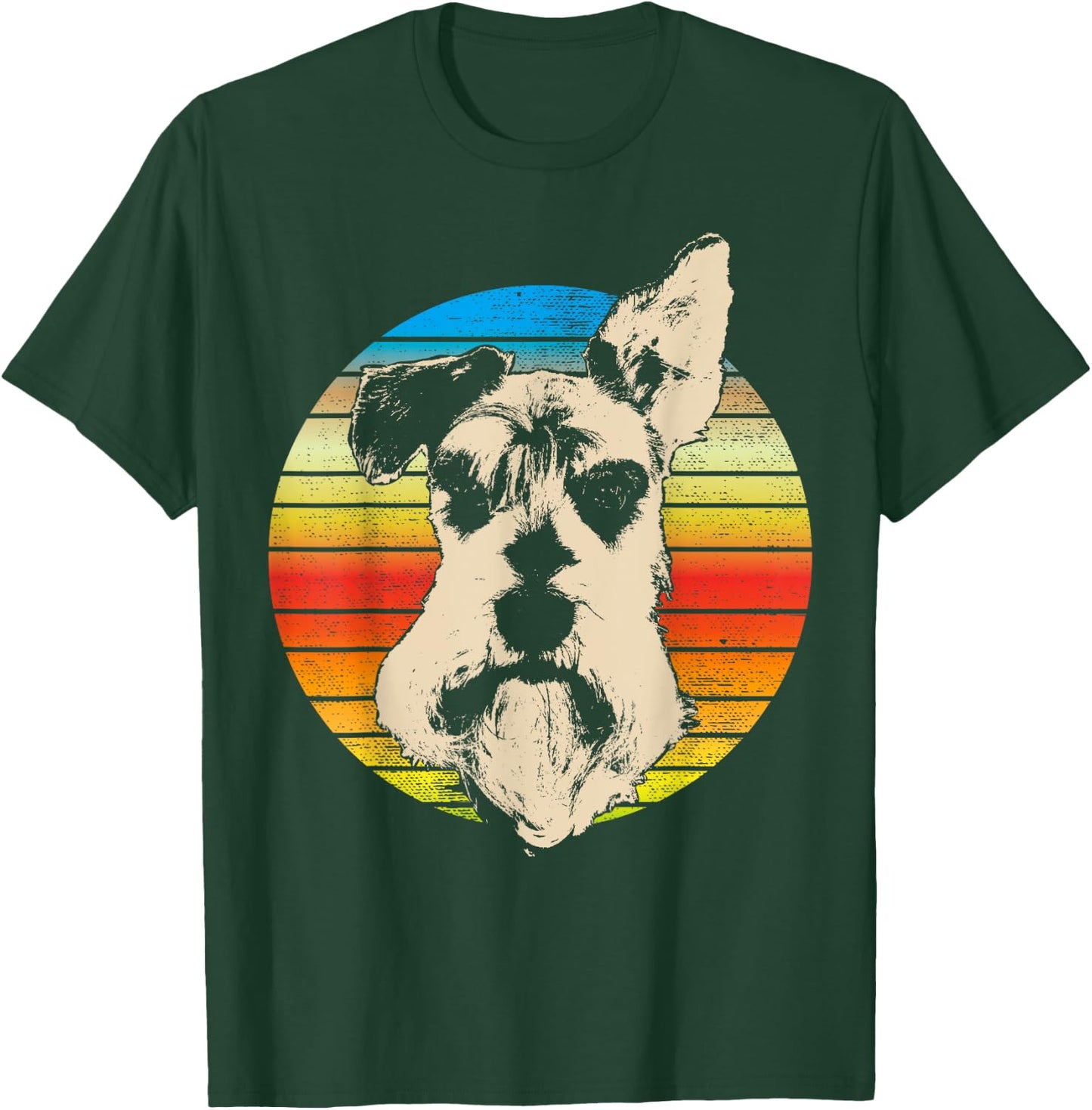 Schnauzer Standard Miniature & Giant-Schnauzer Dog Men Women Girls Kids T-Shirt - T-Shirt | Forest