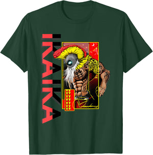 IKAIKA Warrior by micah moto T-Shirt - T-Shirt | Forest