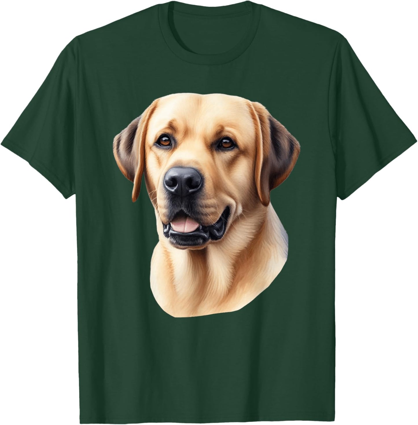 Labrador Retriever Dog Portrait T-Shirt - T-Shirt | Forest