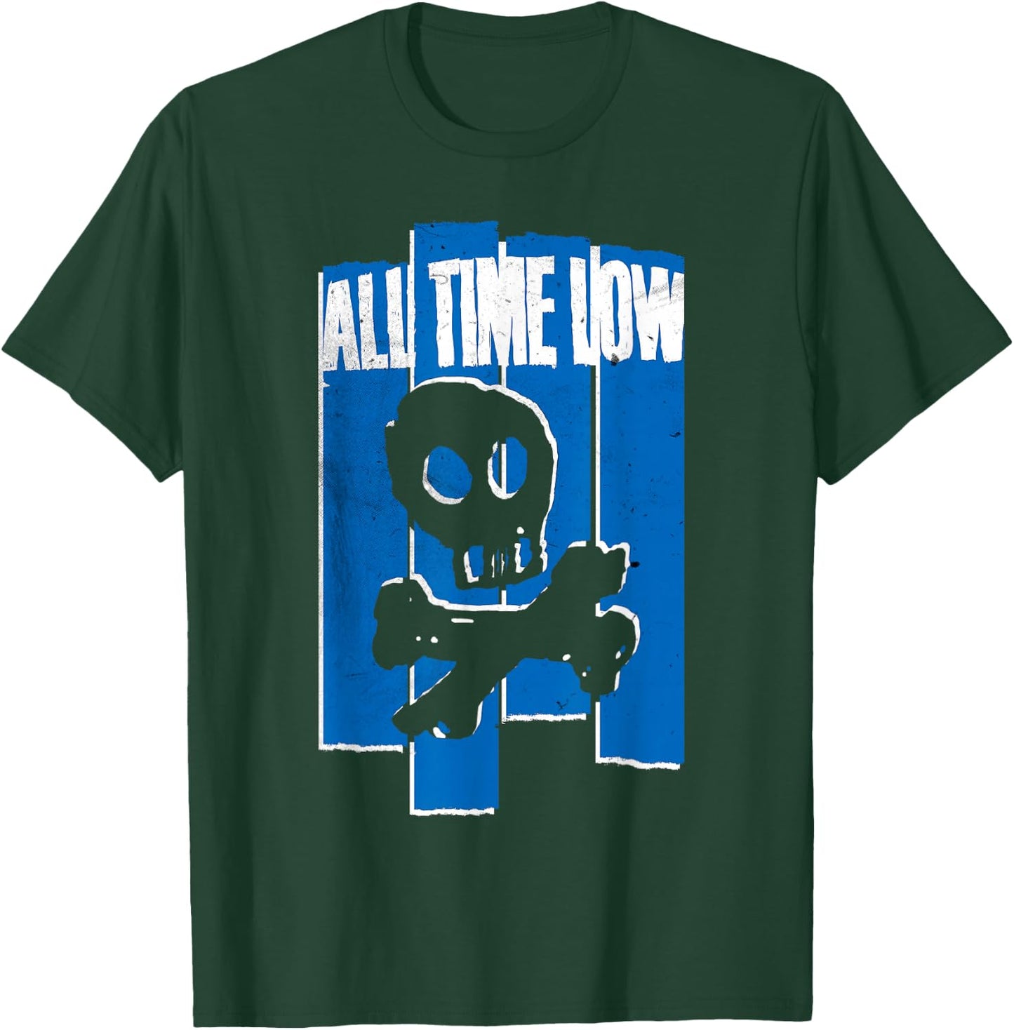 All Time Low Skully Lines - Women's Classic Fit Black Solid - Small T-Shirt - T-Shirt | Forest