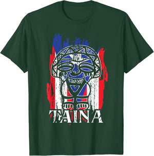 Taino Taina moon goddess taina puerto rico boricua symbols T-Shirt - T-Shirt | Forest