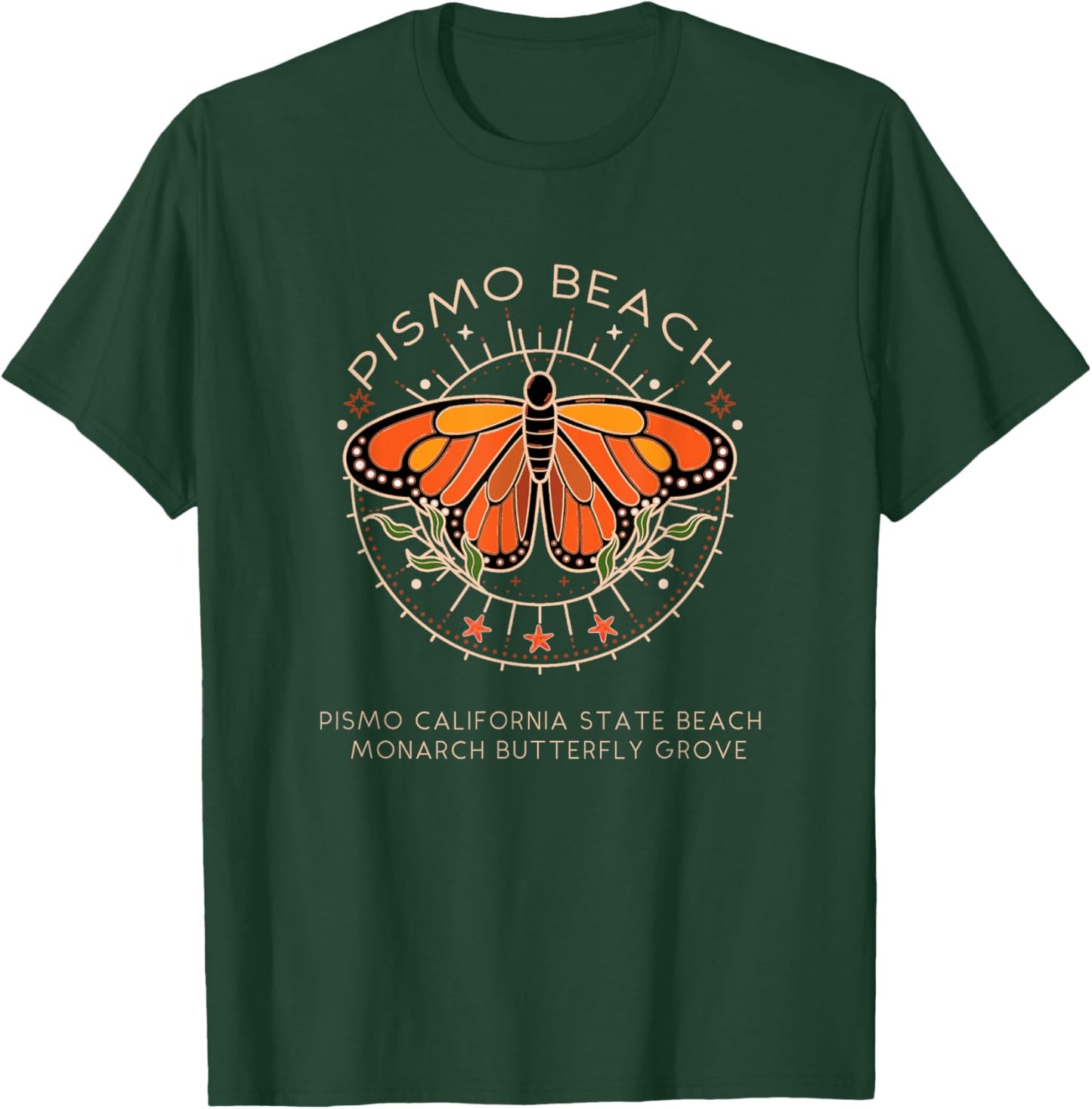 Pismo Beach California Monarch Butterfly Grove Keepsake T-Shirt - T-Shirt | Forest
