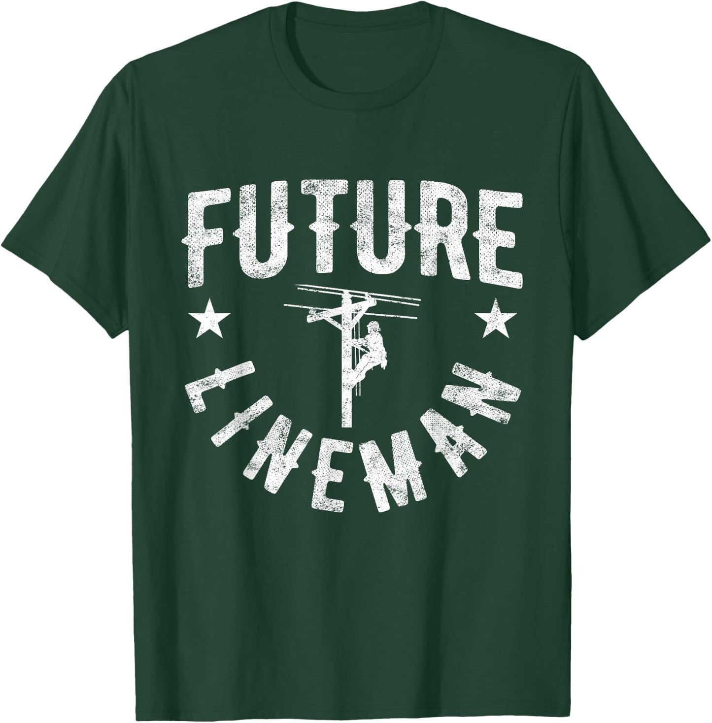 Future Lineman T-Shirt - T-Shirt | Forest