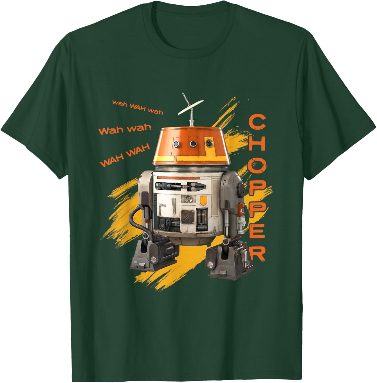 Star Wars Ahsoka Rebels Chopper Droid Speak Wah Wah Wah T-Shirt - T-Shirt | Forest