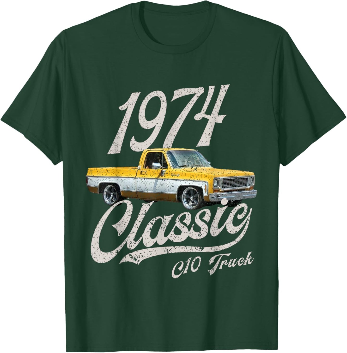 1974 74 C10 Truck T-Shirt - T-Shirt | Forest