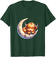 Cute Baby Highland Cow Sleeping on the Moon Heifer Farm T-Shirt - T-Shirt | Forest