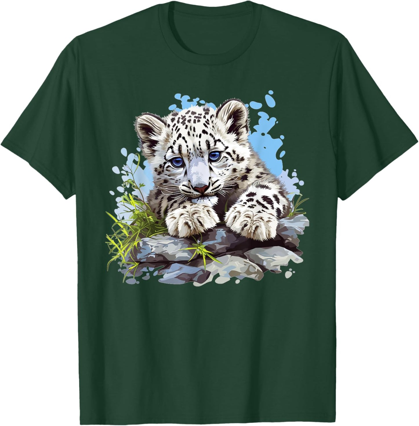 Snow Leopards Lovers Snow Leopard T-Shirt - T-Shirt | Forest
