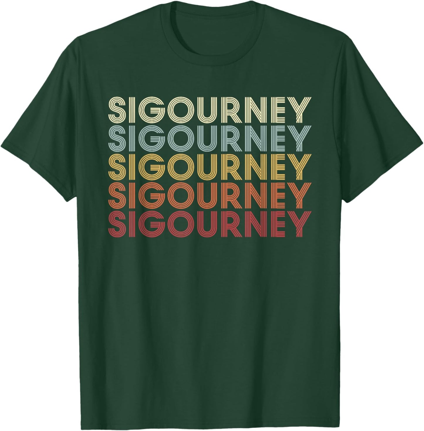 Sigourney Iowa Sigourney IA Retro Vintage Text T-Shirt - T-Shirt | Forest