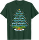 Shark Lover Xmas Holiday Santa Shark Christmas Tree T-Shirt - T-Shirt | Forest