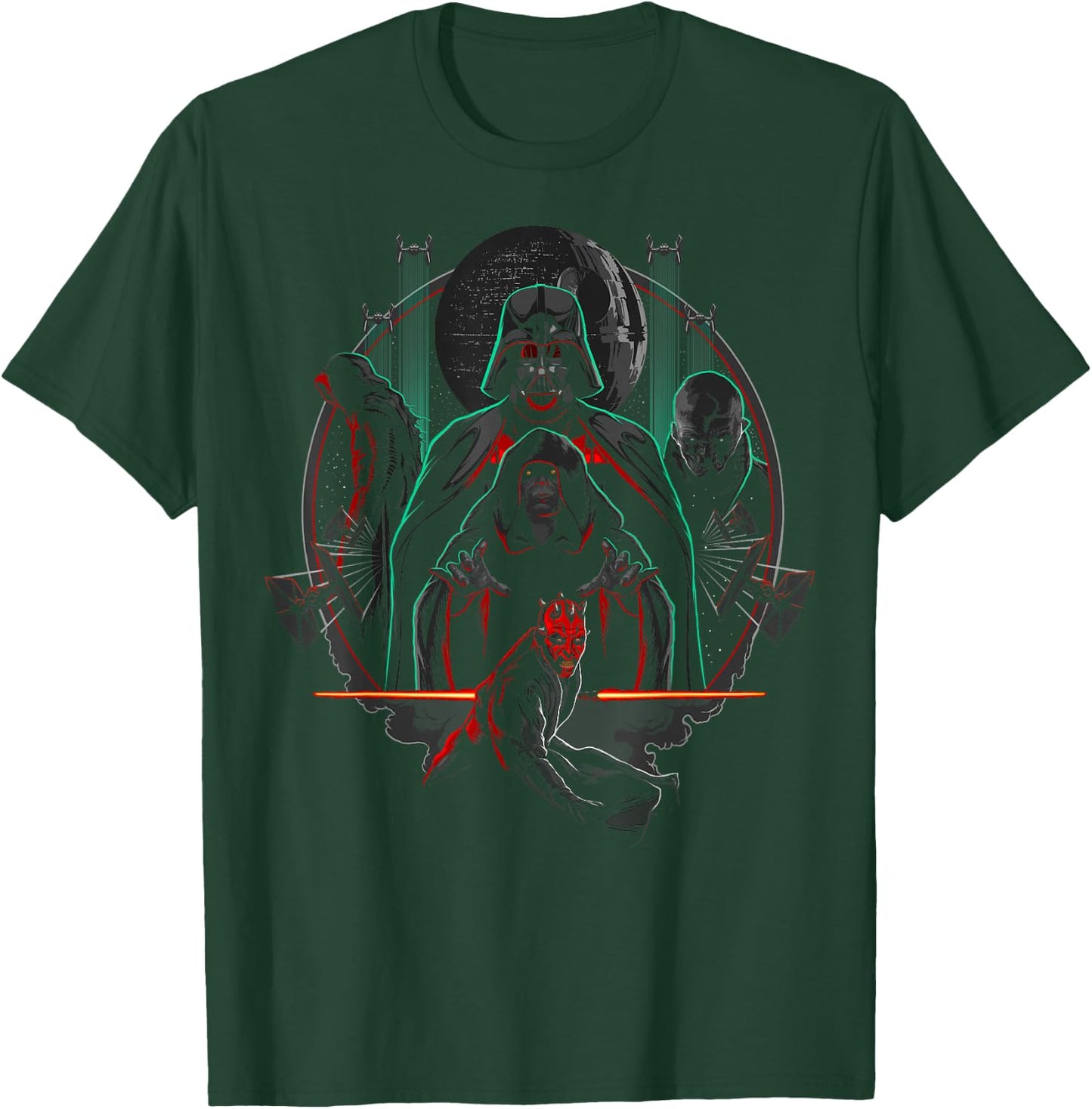 Star Wars Group Shot Sith Lords Poster T-Shirt - T-Shirt | Forest