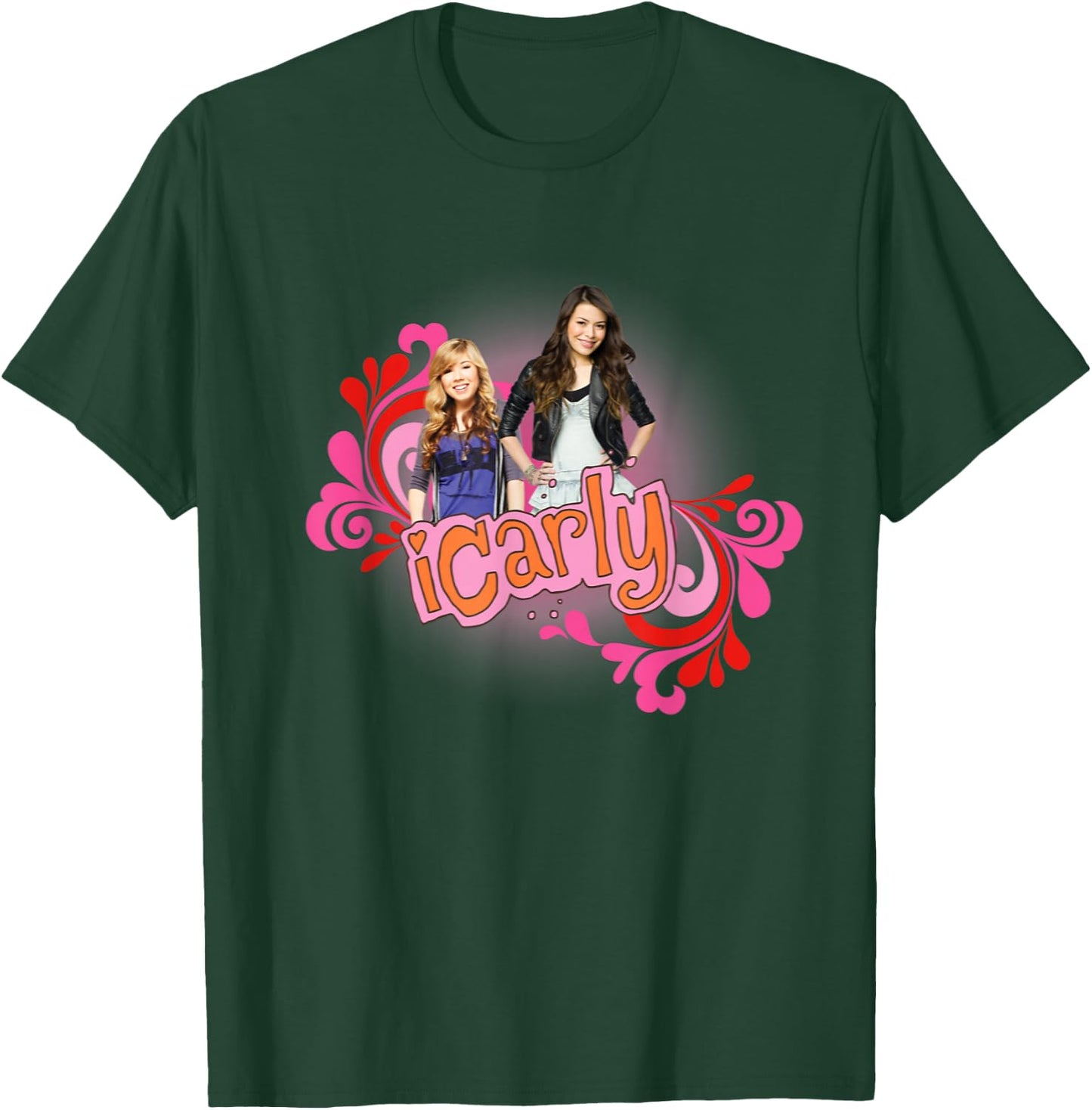 iCarly Sam and Carly pink burst T-Shirt - T-Shirt | Forest