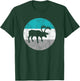 Caribou Retro Gift Women Boys & Girls T-Shirt - T-Shirt | Forest