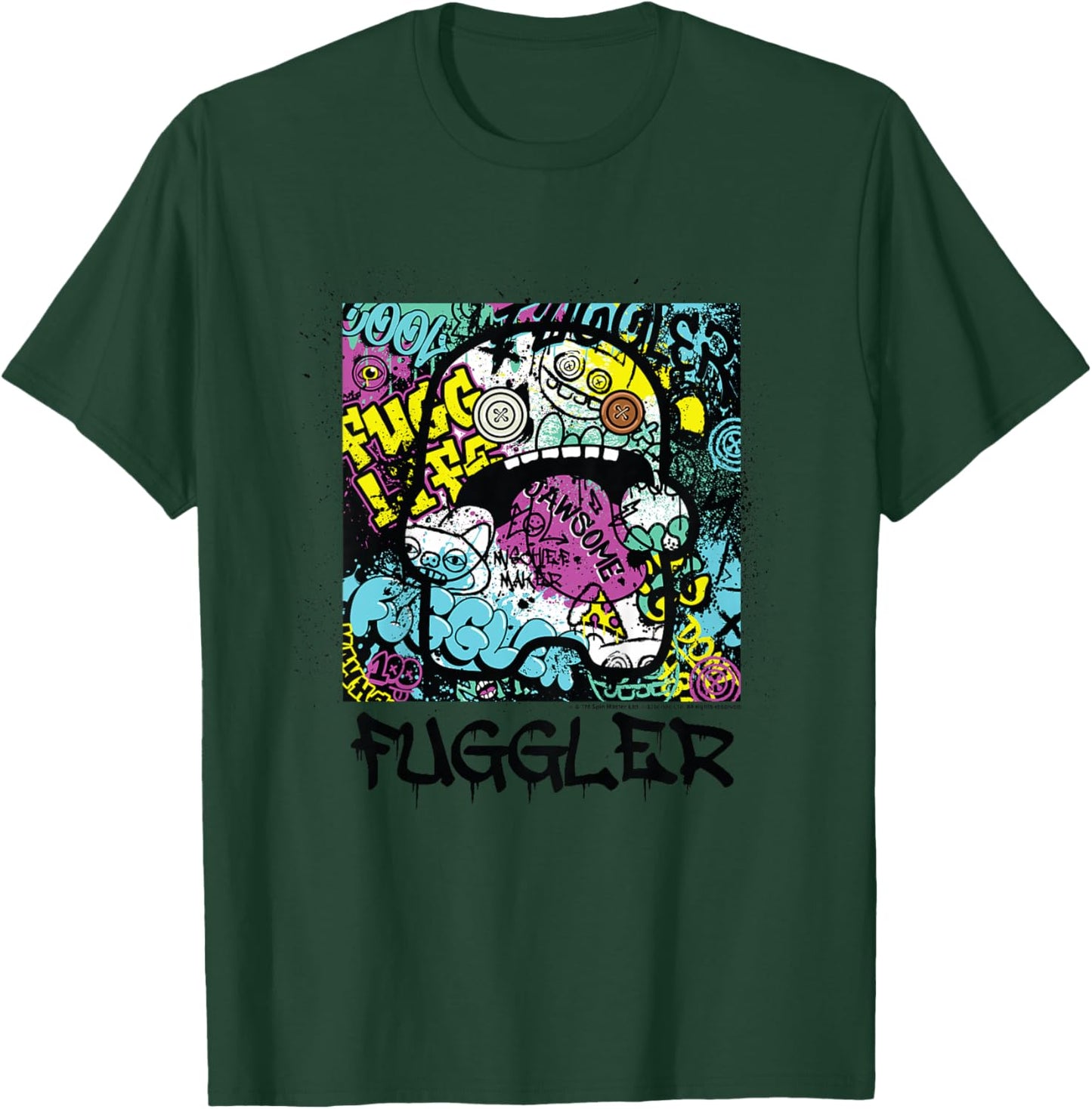 Fuggler Fugg Life Graffiti Kids T-Shirt - T-Shirt | Forest