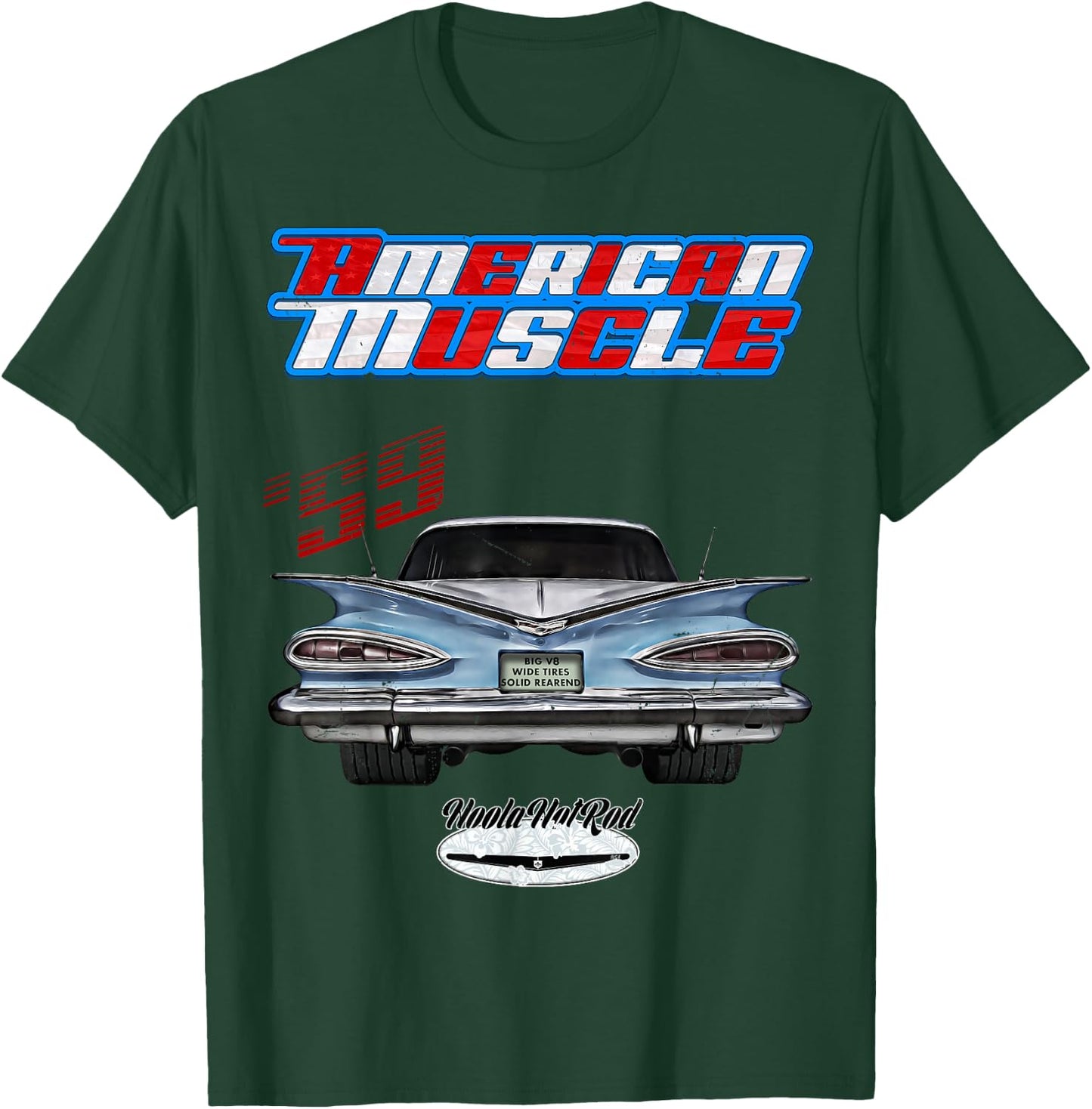1959,59,Impala,Biscayne,Delray,BelAir,Rockabilly,Rock n Roll T-Shirt - T-Shirt | Forest