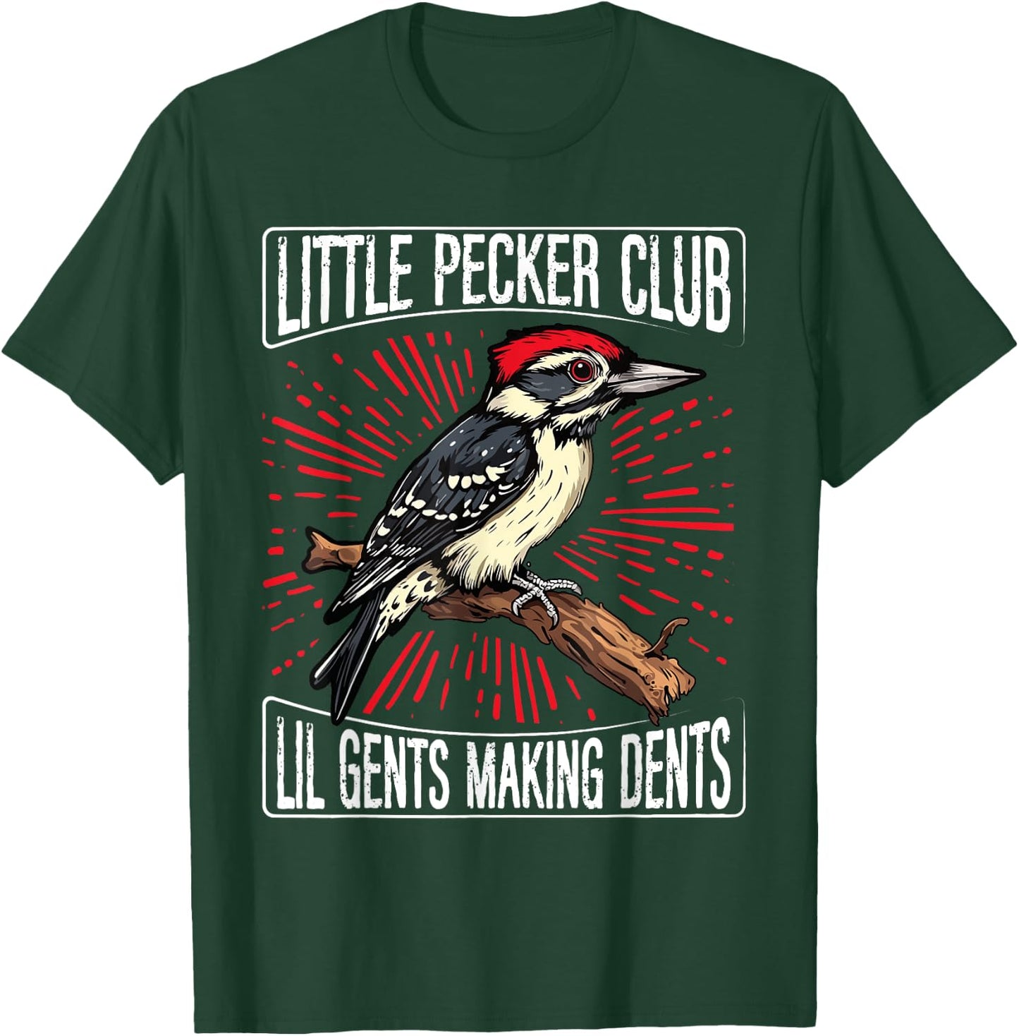 Little Pecker Club Lil Gents Making Dents T-Shirt - T-Shirt | Forest