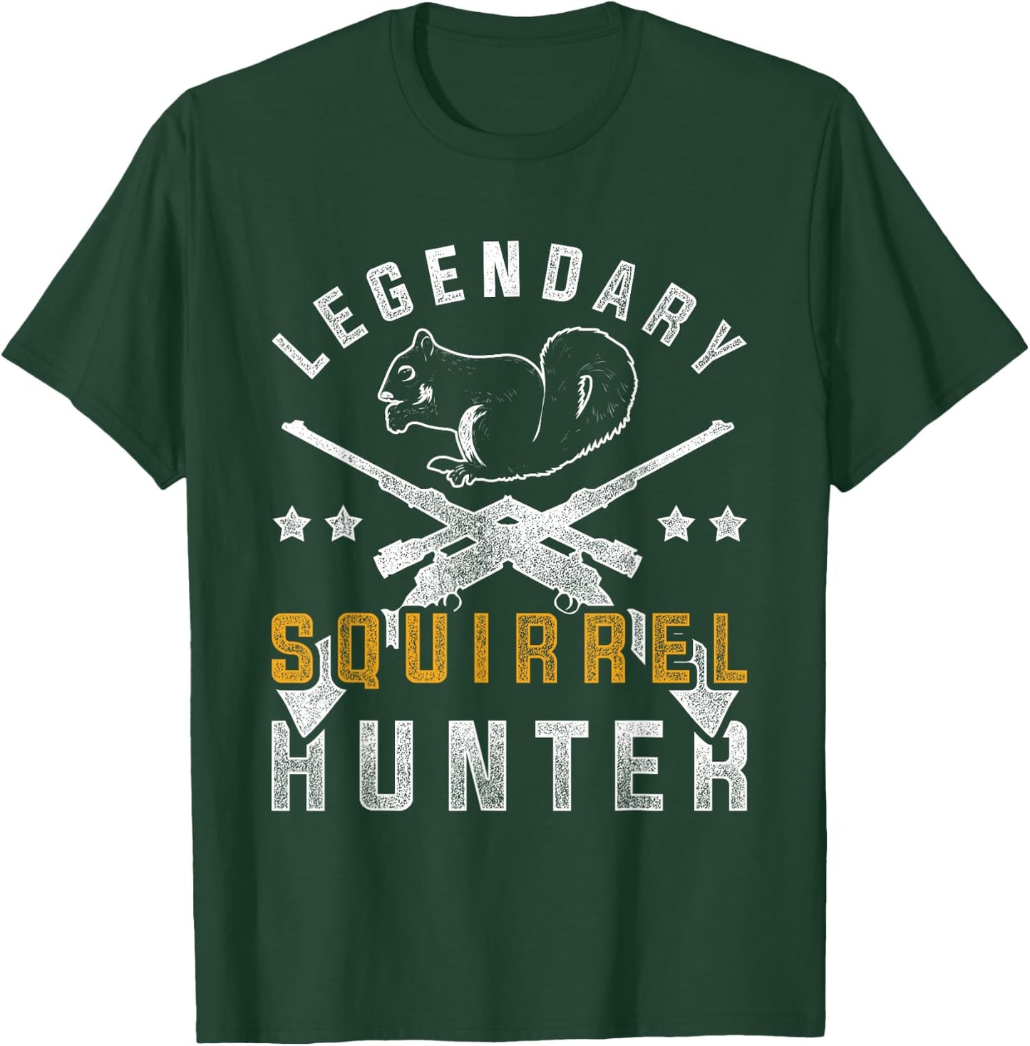 Forest Animal Squirrel Lover Animal Designs Legendary Squirrel Hunter Squirrel T-Shirt - T-Shirt | Forest
