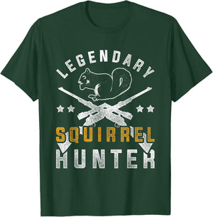 Forest Animal Squirrel Lover Animal Designs Legendary Squirrel Hunter Squirrel T-Shirt - T-Shirt | Forest