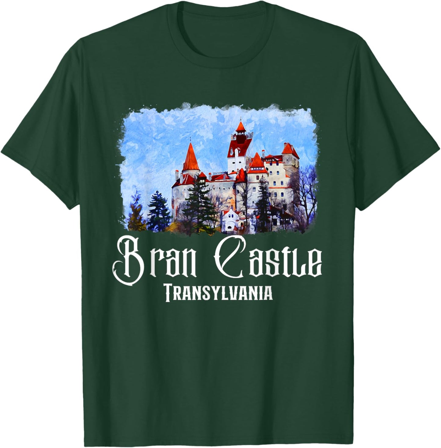 Bran Castle Romania Bran Castle T-Shirt - T-Shirt | Forest