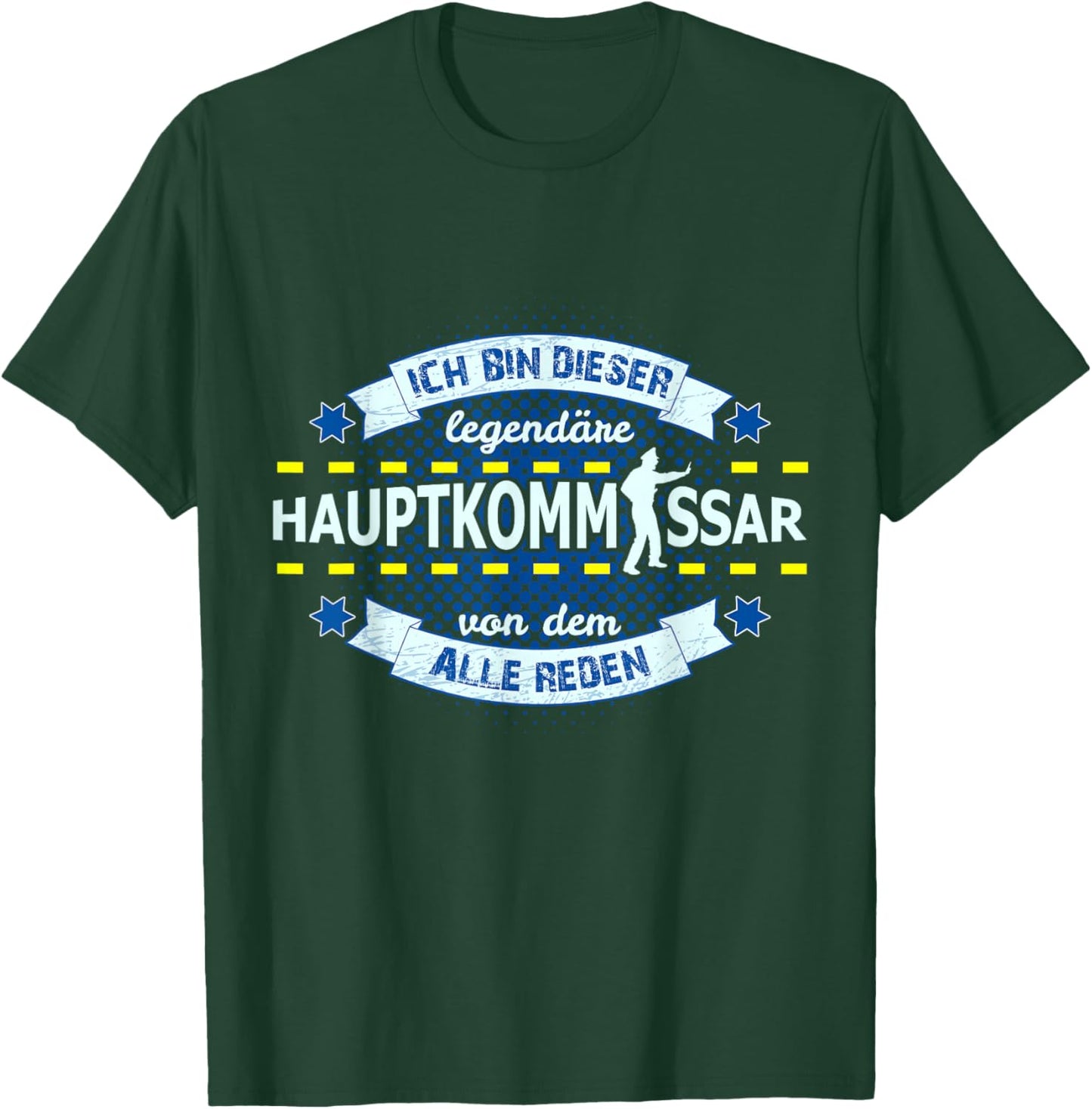 Polizeihauptkommissar Beförderung T-Shirt - T-Shirt | Forest