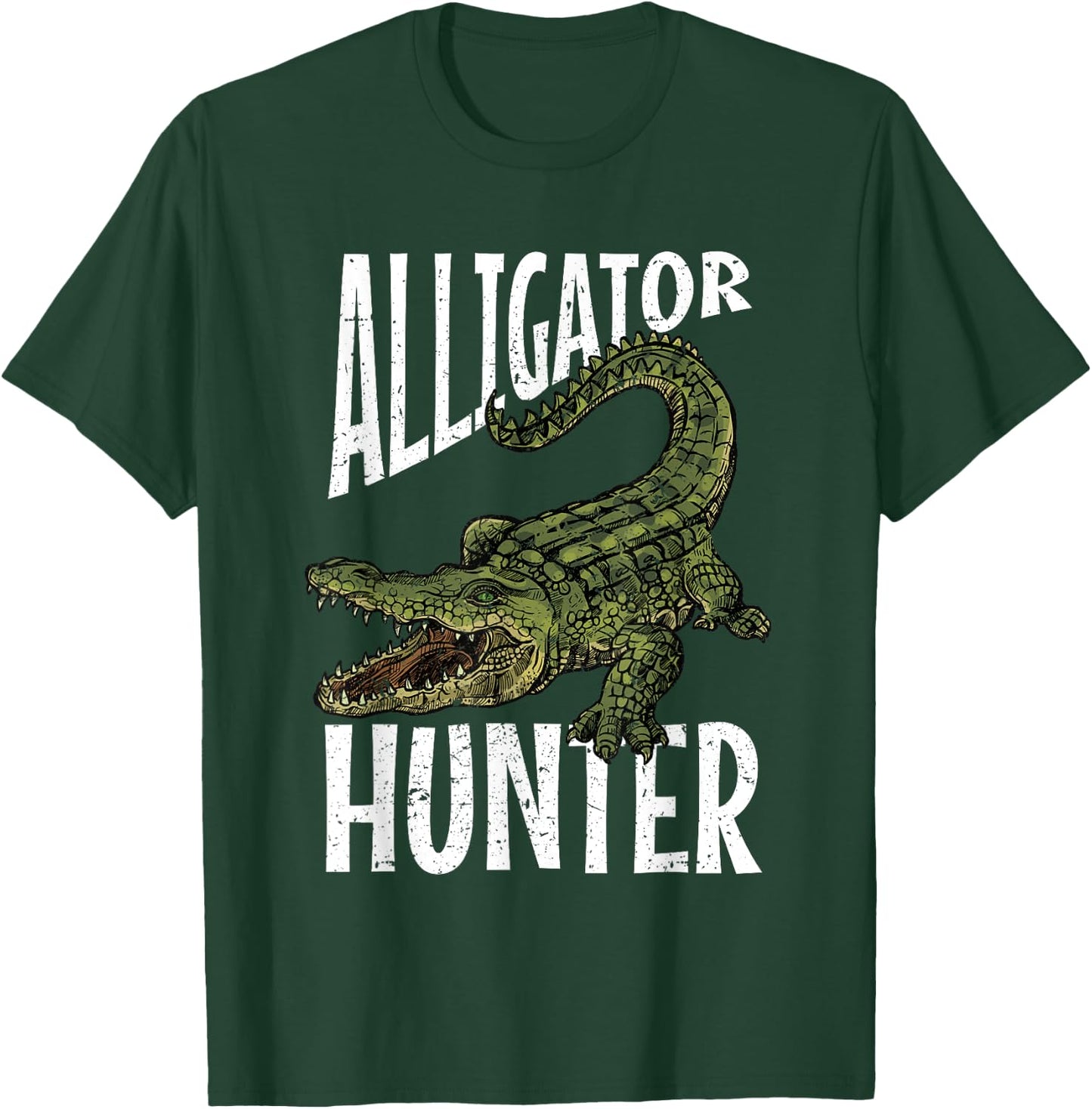 Alligator Hunter Shirt | Cute Gator Catchers T-Shirt - T-Shirt | Forest