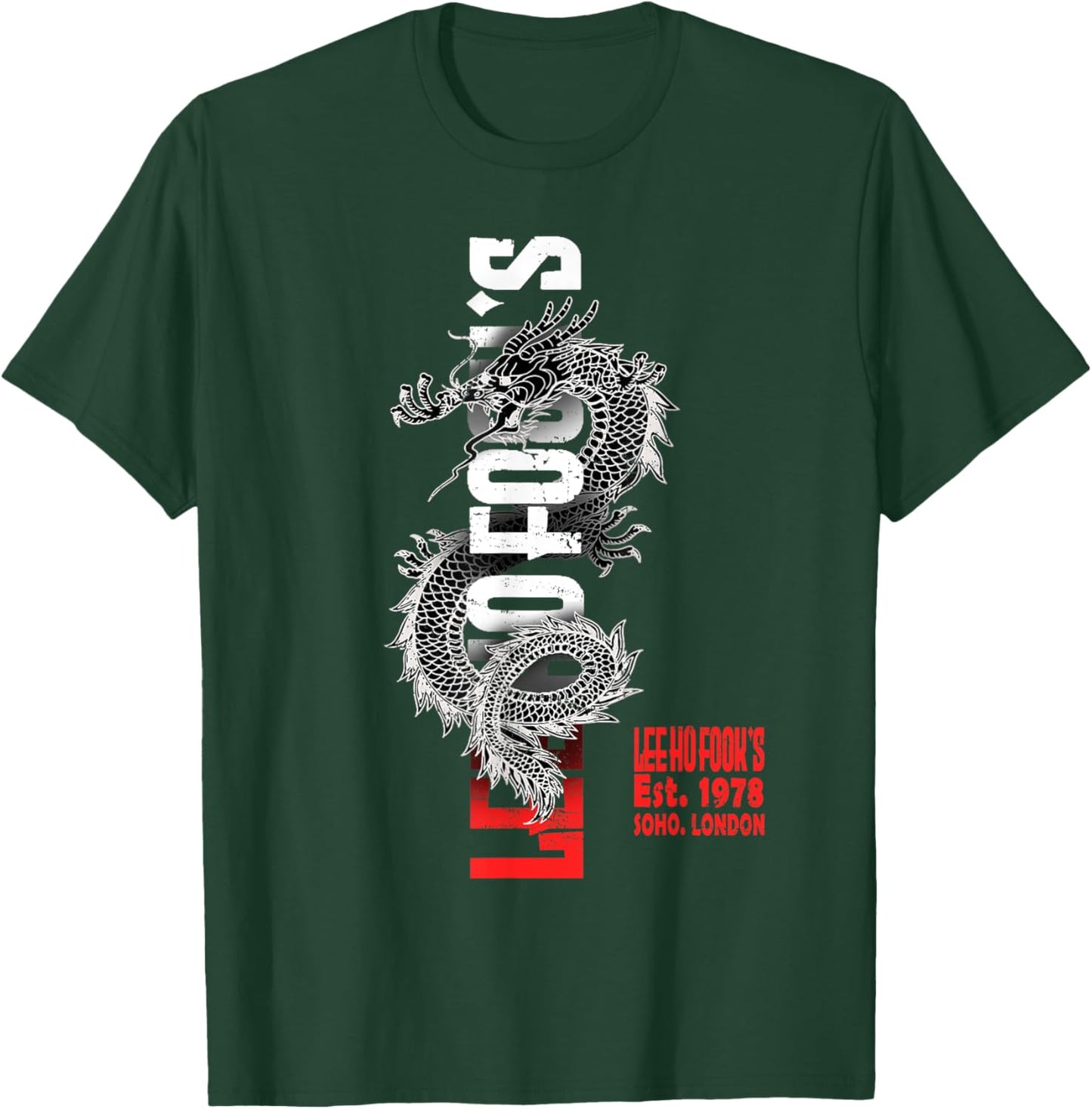 Vintage Lee Ho Fooks Chinese Restaurant China Dragon T-Shirt - T-Shirt | Forest