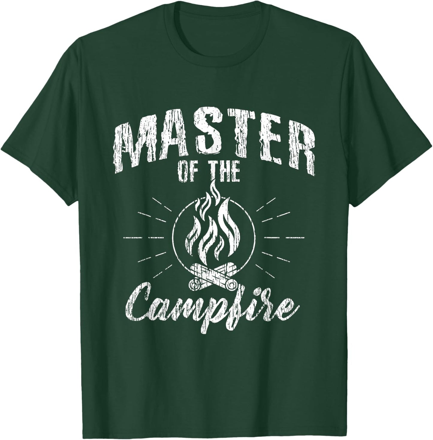 Master Of The Campfire - Camping Scout Shirt Gift T-Shirt - T-Shirt | Forest