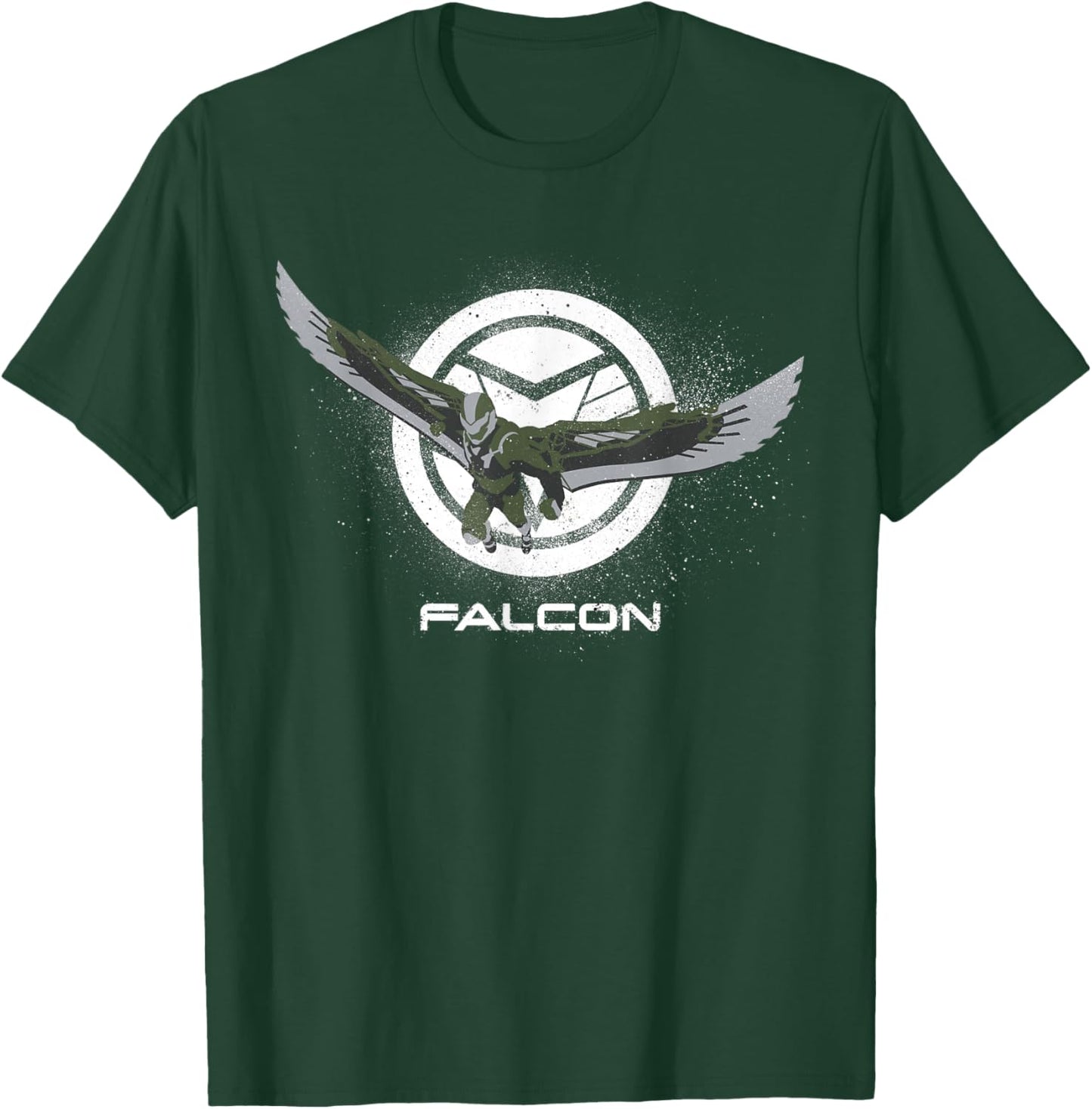 Marvel Captain America: Brave New World Falcon Stencil Style T-Shirt - T-Shirt | Forest