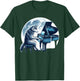 Cute Wolf Playing Piano Wolves Musician Music T-Shirt - T-Shirt | Forest