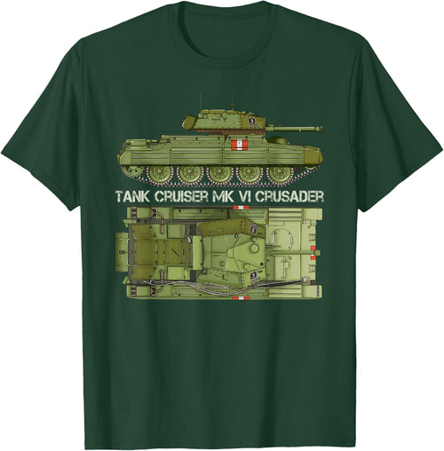 Tank Cruiser Mk VI Crusader British WW2 Diagram