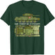 Tank Cruiser Mk VI Crusader British WW2 Diagram T-Shirt - T-Shirt | Forest