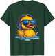 Rubber Duck Techno DJ Rubber Duckling Music Headphones T-Shirt - T-Shirt | Forest