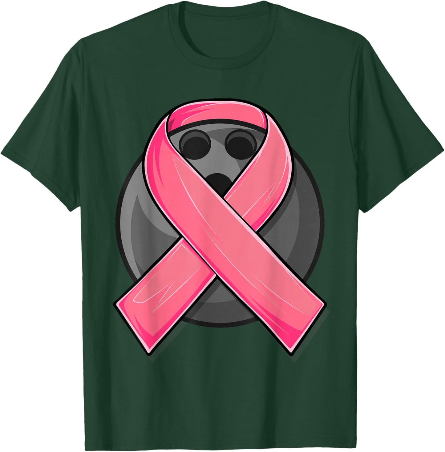 Breast Cancer Awareness Bowling Shirts, Pink Cancer Support T-Shirt - T-Shirt | Forest