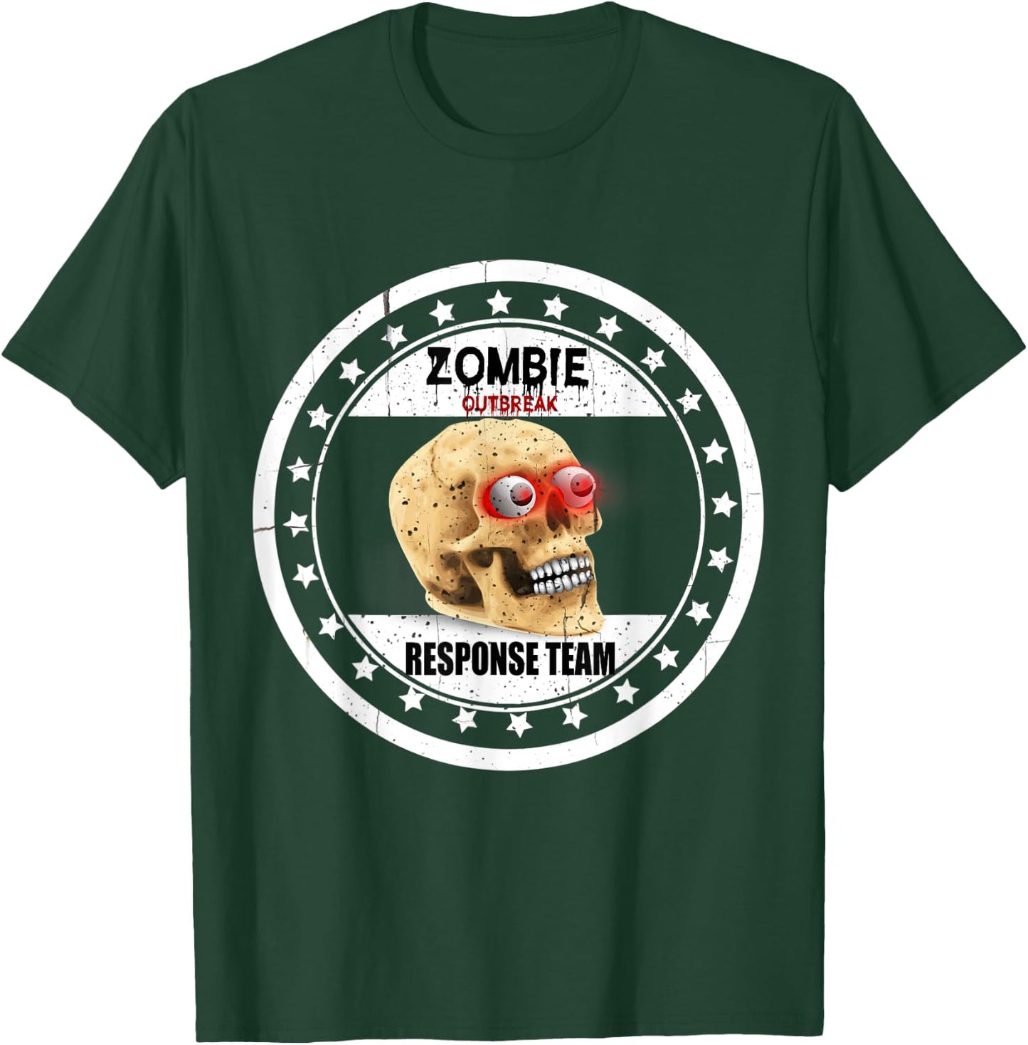 Awesome Zombie Outbreak Response Team T-Shirt - T-Shirt | Forest