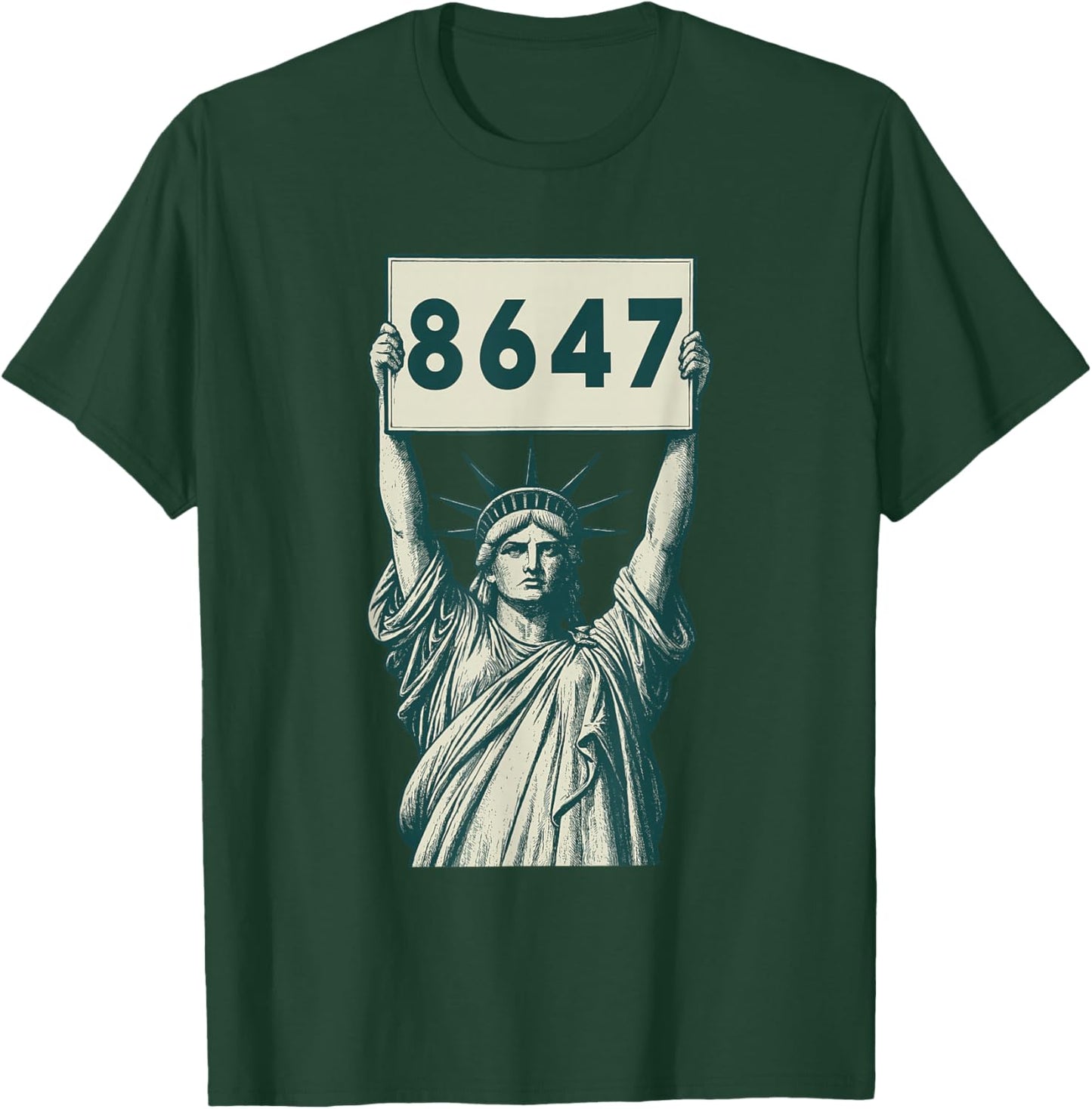 Statue of Liberty 8647 T-Shirt - T-Shirt | Forest
