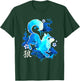 Cute Kawaii Wolf Japanese Anime Animal Lover T-Shirt - T-Shirt | Forest