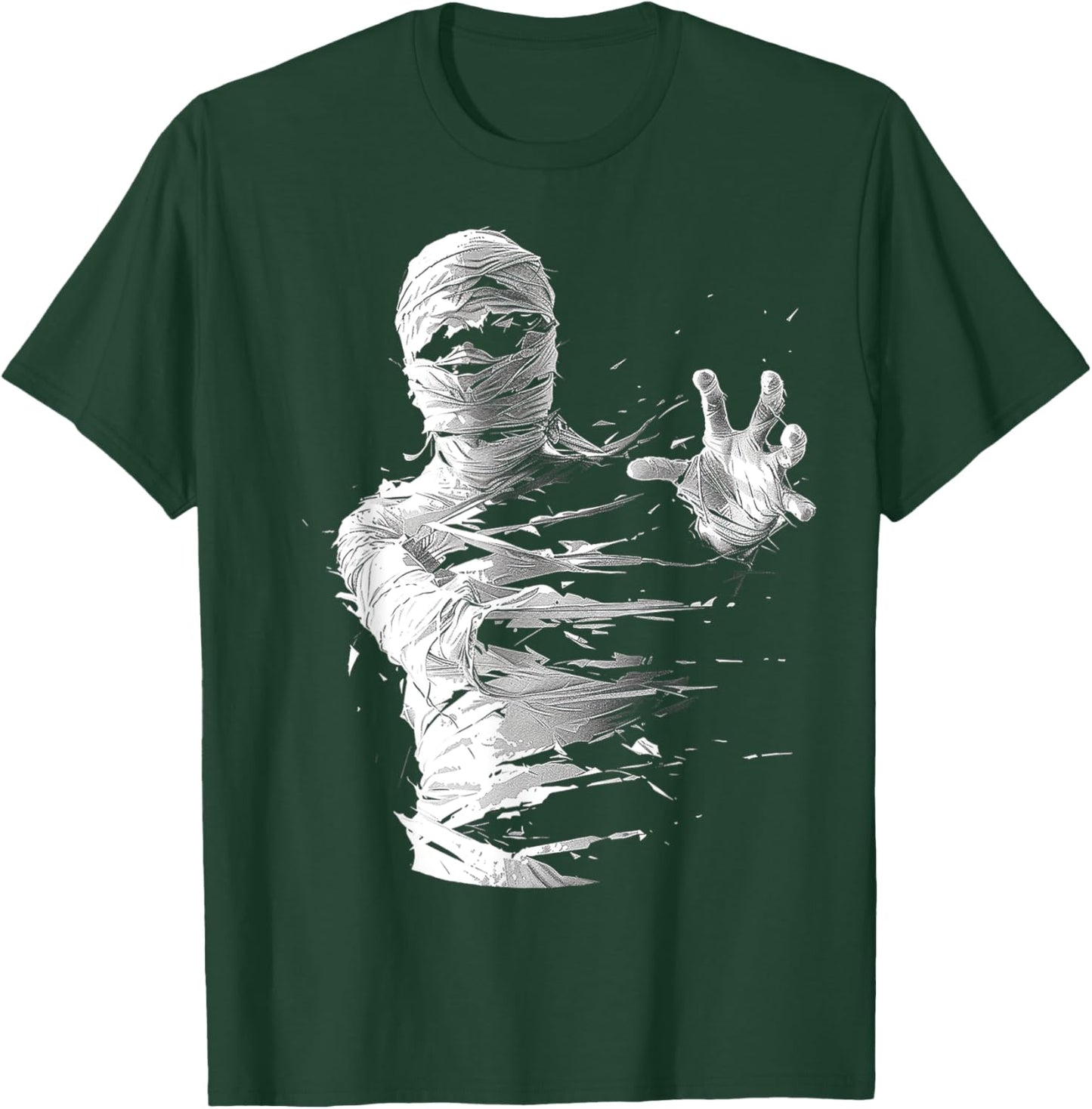Mummy Costume Halloween Spooky Art Mummy T-Shirt - T-Shirt | Forest