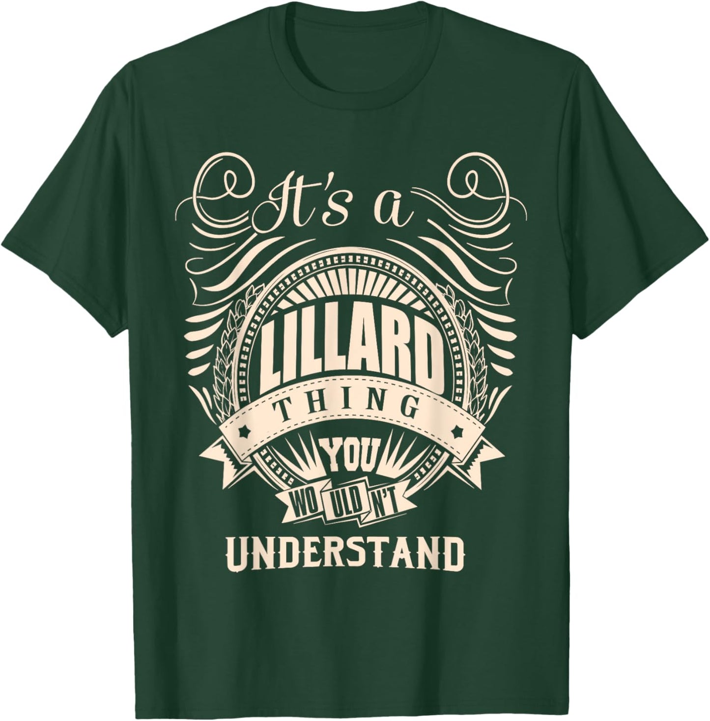 LILLARD FAMILY IDEA GIFTS -Kids Black Halloween Humor Modern Short Sleeve , Small T-Shirt - T-Shirt | Forest