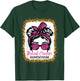 Messy Bun Wear Pink Breast Cancer Awareness Leopard T-Shirt - T-Shirt | Forest