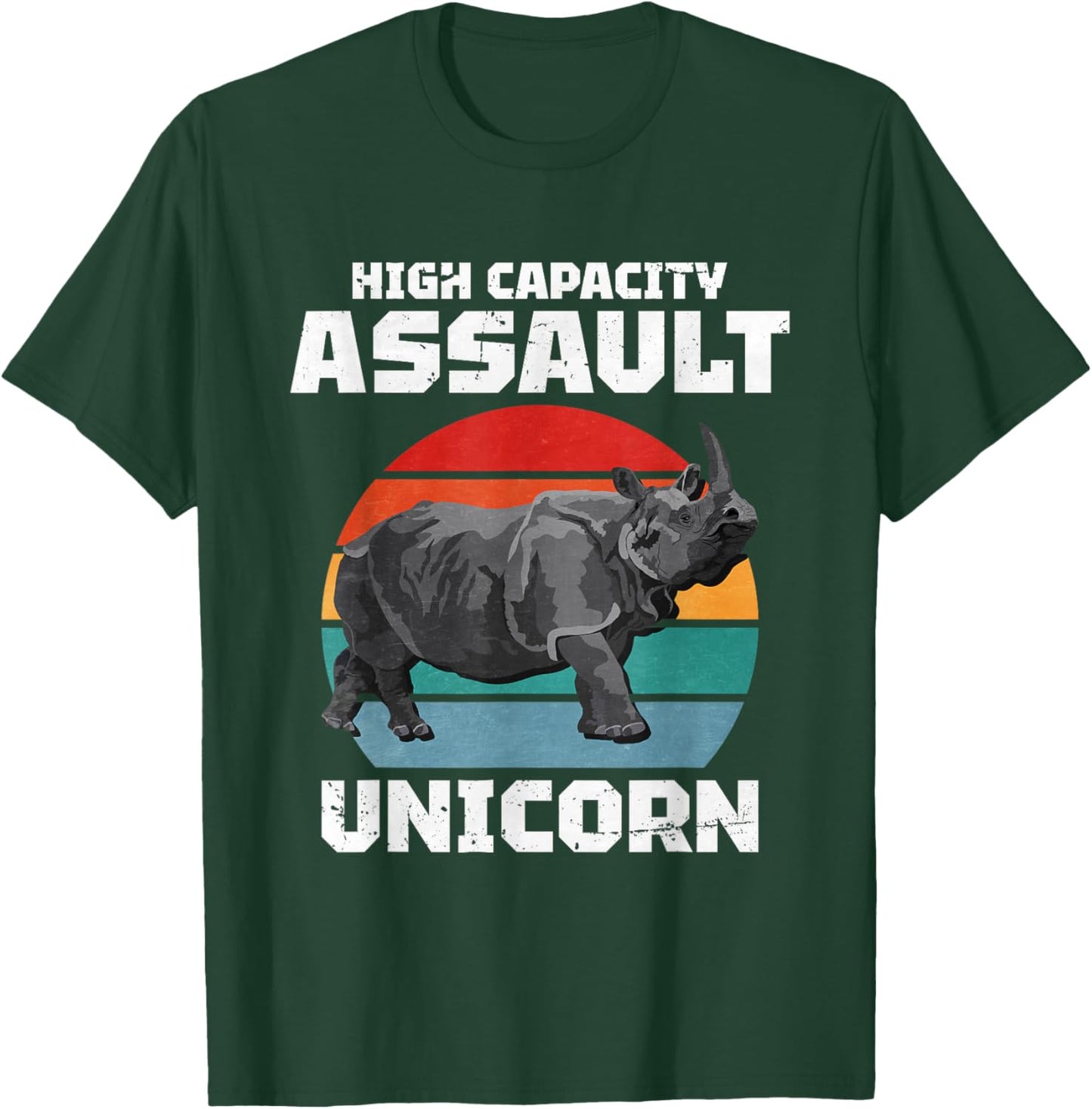 High Capacity Assault Unicorn T-Shirt - T-Shirt | Forest