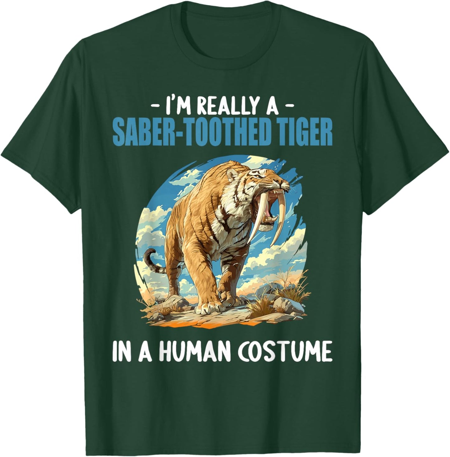 Saber-Toothed Tigers Saber-Toothed Tiger T-Shirt - T-Shirt | Forest