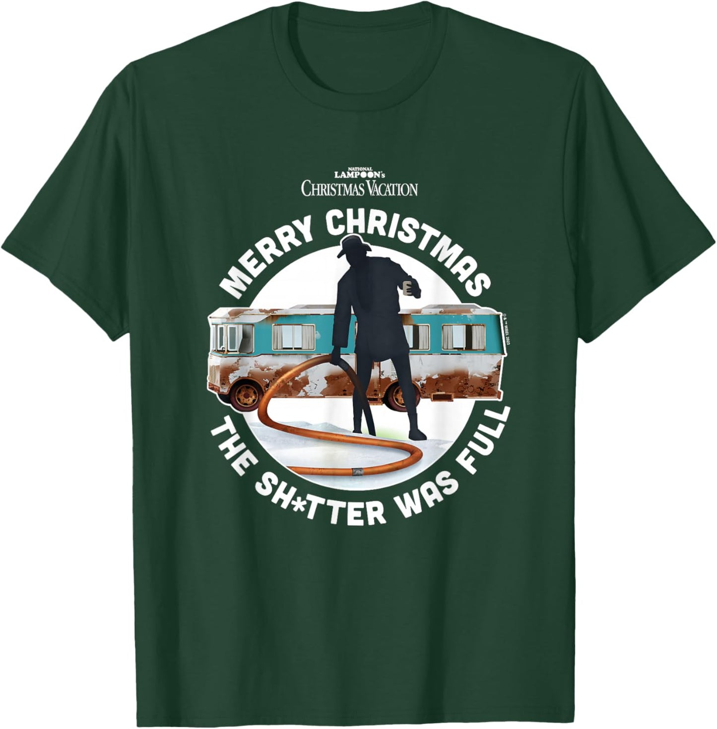 National Lampoon's Christmas Vacation - The Shitter was Full T-Shirt - T-Shirt | Forest